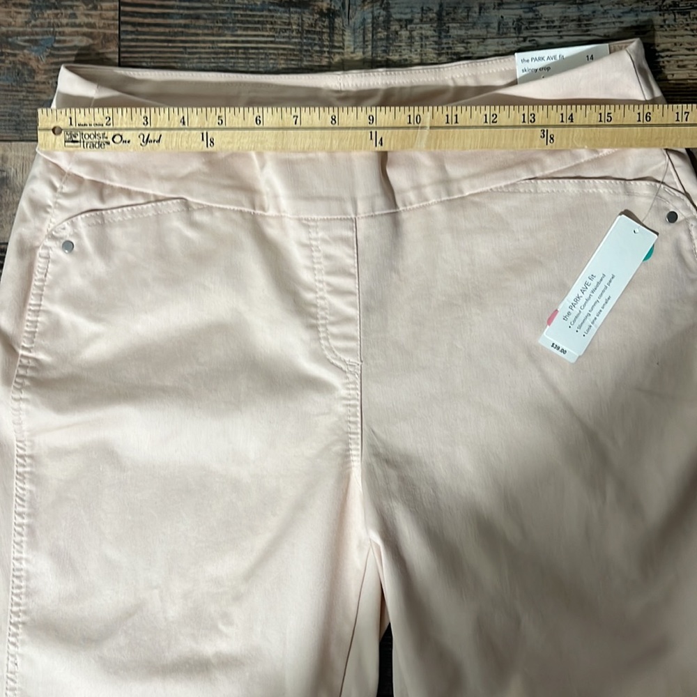 NWT Westbound light pink skinny crop pants - Picture 3 of 5